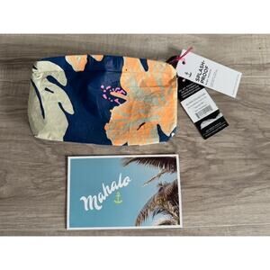 NWT Aloha Collection - Pape'ete Mini Special Edition Neon Moon/Navy Pouch